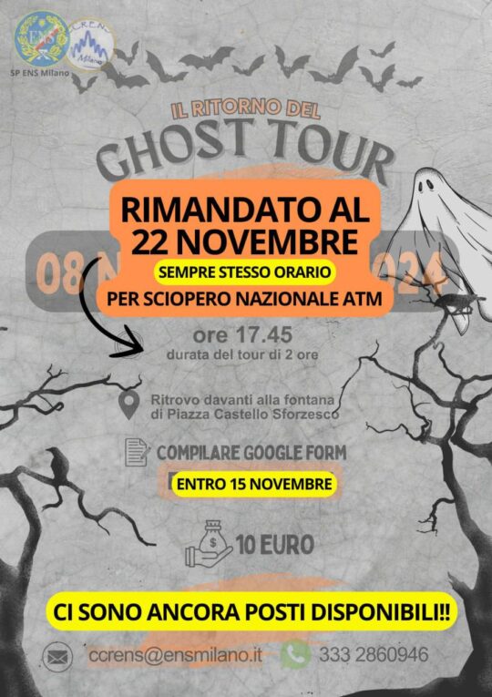 Il ritorno del Ghost Tour