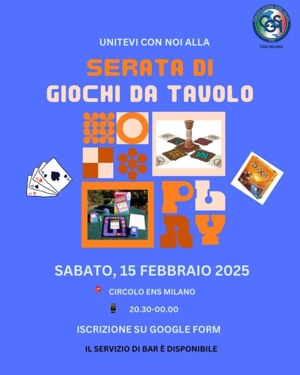 SERATA DI GIOCHI DA TAVOLO